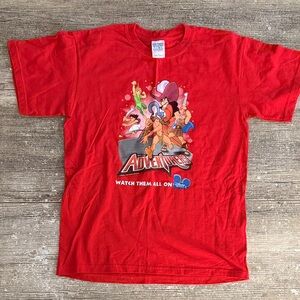 Disney channel vintage Adventurers cast member exclusive graphic tee